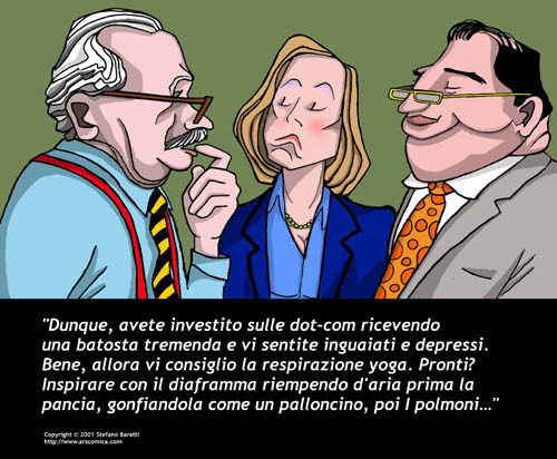 Cartoon: In borsa (medium) by perugino tagged stock,market