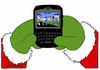 Cartoon: Santa BlackBerry (small) by JohnnyCartoons tagged santa,claus,blackberry,technology