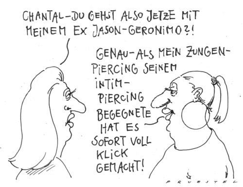 Cartoon: cindy und chantal (medium) by Andreas Prüstel tagged piercing,intimpiercing,exfreund,piercing,intimpiercing,exfreund,intim,körperschmuck,schmuck,liebe
