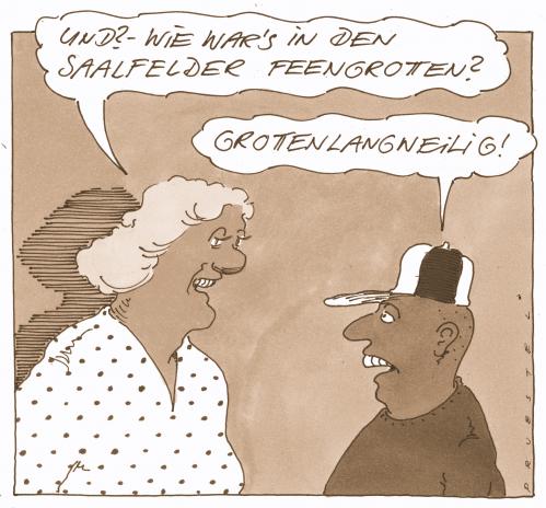 Cartoon: grottig (medium) by Andreas Prüstel tagged klassenfahrt,saalfeld,thüringen