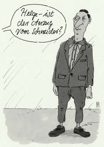 Cartoon: helge (medium) by Andreas Prüstel tagged anzug,schneider,helge,cartoon,karikatur,andreas,pruestel,anzug,schneider,helge,cartoon,karikatur,andreas,pruestel