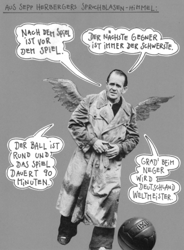 Cartoon: herberger (medium) by Andreas Prüstel tagged fußball,trainer,fußballweisheiten,nationalmannschaft