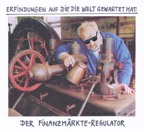 Cartoon: regulation (medium) by Andreas Prüstel tagged finanzmarktkontrolle,finanzmärkte,regulierung