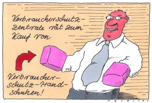 Cartoon: schutz (medium) by Andreas Prüstel tagged verbraucherschutz,cartoon,cartoons,verbraucherschutz,verbraucher,konsum,konsument,konsumgesellschaft,kaufen,handel,verkauf,handschuhe