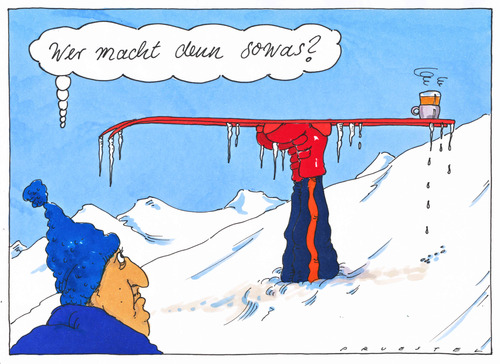 Cartoon: Tea Time (medium) by Andreas Prüstel tagged erwärmung,skiunfall,hochgebirge,skisport,teatime,tee,skisport,hochgebirge,skiunfall,erwärmung,tee