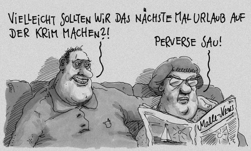 Cartoon: urlaub spezial (medium) by Andreas Prüstel tagged urlaub,ferien,krim,rußland,mallorca,malle,cartoon,karikatur,andreas,pruestel,urlaub,ferien,krim,rußland,mallorca,malle,cartoon,karikatur,andreas,pruestel