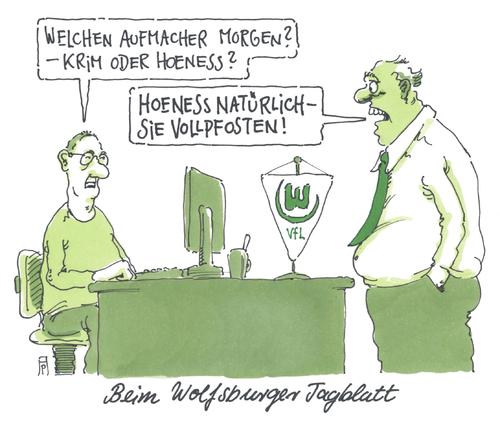 Cartoon: wolfsburger (medium) by Andreas Prüstel tagged andreas,karikatur,cartoon,redaktion,tageszeitung,aufmacher,steuerhinterziehung,prozess,hoeness,uli,münchen,bayern,fc,niederlage,fußballbundesliga,krimkonflikt,krim,wolfsburg,vfl,pruestel,vfl,wolfsburg,fußballbundesliga,niederlage,fc,bayern,münchen,uli,hoeness,prozess,steuerhinterziehung,aufmacher,tageszeitung,redaktion,cartoon,karikatur,andreas,pruestel