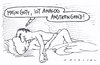 Cartoon: analog (small) by Andreas Prüstel tagged sex,realität