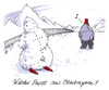 Cartoon: bayernpapst (small) by Andreas Prüstel tagged bayern,oberbayern,papst,schneemann,katholiken,kinder,möhren,cartoon,karikatur