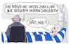 Cartoon: betbruder (small) by Andreas Prüstel tagged eurogruppe,griechenland,neue,hilfszahlungen,schuldenerleichterungen,schäuble,cartoon,karikatur,andreas,pruestel