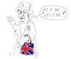 Cartoon: brexit-queen (small) by Andreas Prüstel tagged brexit,brexitchaos,queen,beatlessong,let,it,be,cartoon,karikatur,andreas,pruestel