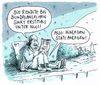 Cartoon: bundesanleihen (small) by Andreas Prüstel tagged bundesanleihen,rendite,unter,null,anleger,finanzmärkte,cartoon,karikatur,andreas,pruestel