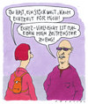 Cartoon: dialog modern (small) by Andreas Prüstel tagged dialog,sprache,sprachwandem,verquast