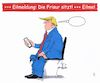 Cartoon: eilmeldung (small) by Andreas Prüstel tagged usa trump twitter eiligkeit eilmeldung frisur cartoon karikatur andreas pruestel
