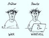Cartoon: früher war alles anders (small) by Andreas Prüstel tagged wirr,wirrnis,verwirrung,virtuell,laptop,notebook,internet,birnout,cartoon,karikatur,andreas,pruestel