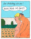 Cartoon: frühling (small) by Andreas Prüstel tagged frühling,jahreszeiten,garten,beet,paar,sex,frühlingsgefühle