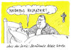 Cartoon: habemus (small) by Andreas Prüstel tagged tod,sterben,habemus,pfarrer,letzte,worte,papstwahl,neuer,papst,cartoon,karikatur