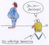 Cartoon: hebamme (small) by Andreas Prüstel tagged hebamme,unfertig,schwanger,geburt,zwillinge,cartoon,karikatur,andreas,pruestel