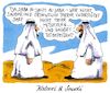 Cartoon: katari und saudi (small) by Andreas Prüstel tagged katar,saudiarabien,boykott,arabische,staaten,terror,terrorbekämpfung,cartoon,karikatur,andreas,pruestel