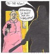 Cartoon: klare ansage (small) by Andreas Prüstel tagged überfall gewalt senioren mißverständnis