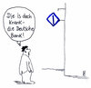 Cartoon: kranke bank (small) by Andreas Prüstel tagged deutsche,bank,sparkurs,umorientierung,filialschließungen,cartoon,karikatur,andreas,pruestel