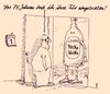 Cartoon: kriegsbeginn (small) by Andreas Prüstel tagged zweiter,weltkrieg,kriegsbeginn,überfall,polen,deutschland,wodka,cartoon,karikatur,andreas,pruestel