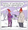 Cartoon: läufer (small) by Andreas Prüstel tagged winter,wintersport,skilanglauf,spaziergänger,weg