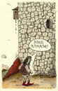 Cartoon: mittelalter (small) by Andreas Prüstel tagged klo,kot,mittelalter,hygiene