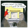 Cartoon: mütze (small) by Andreas Prüstel tagged bankraub,banküberfall,skimaske,skimütze