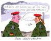 Cartoon: nato-manöver (small) by Andreas Prüstel tagged nato,großmanöver,norwegen,bundeswehr,russland,abschreckung,cartoon,karikatur,andreas,pruestel
