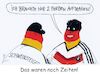 Cartoon: nostalgisch (small) by Andreas Prüstel tagged fußballweltmeisterschaft,zweitausendvierzehn,rückblick,cartoon,karikatur,andreas,pruestel