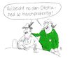Cartoon: obstler (small) by Andreas Prüstel tagged bayernwahl,umfragewerte,csu,grüne,obstler,cartoon,karikatur,andreas,pruestel