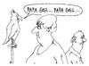 Cartoon: papagei (small) by Andreas Prüstel tagged papagei,sprache,ehe,ehepaar,geil,cartoon,karikatur,andreas,pruestel