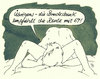 Cartoon: renteneintritt (small) by Andreas Prüstel tagged rente,renteneintrittsalter,empfehlung,bundesbank,neunundsechzig,sex,cartoon,karikatur,andreas,pruestel