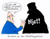Cartoon: retro-ostblock (small) by Andreas Prüstel tagged flüchtlinge,flüchtlingsaufnahme,eu,europa,osteuropa,uneinigkeit,cartoon,karikatur,andreas,pruestel