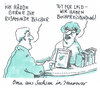 Cartoon: sachsen niedersachsen (small) by Andreas Prüstel tagged dialekt,rosamundepilcher,buchhandel,buchpreisbindung,preis,sachsen,niedersachsen,hannover,oma,lesen