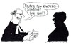 Cartoon: schwärzer (small) by Andreas Prüstel tagged cdu,merkel,christlichkonservativ