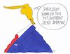 Cartoon: sicherheit (small) by Andreas Prüstel tagged usa trump sicherheitsberater michael flynn rücktritt cartoon karikatur andreas pruestel