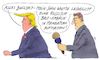 Cartoon: sohnemann (small) by Andreas Prüstel tagged usa,trump,sohn,russlandkontakte,wahlkampf,ermittler,russisch,brot,manhattan,cartoon,karikatur,andreas,pruestel