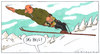 Cartoon: springerstiefel (small) by Andreas Prüstel tagged neonazi,gruß,skispringen,wintersport,springerstiefel