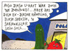Cartoon: sprosse (small) by Andreas Prüstel tagged ehec,infektion,erreger,gurke,tomate,sprosse,gemüse,serienkiller,uhaft
