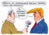 Cartoon: trump cuba (small) by Andreas Prüstel tagged usa cuba obama staatsbesuch trump bomber cartoon karikatur andreas pruestel