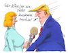 Cartoon: video-donald (small) by Andreas Prüstel tagged usa trump medien cnn wrestling video twitter cartoon karikatur andreas pruestel