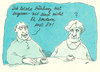 Cartoon: volkszählung (small) by Andreas Prüstel tagged volkszählung,deutschland,einwohnerzahl,senioren,cartoon,karikatur,andreas,pruestel