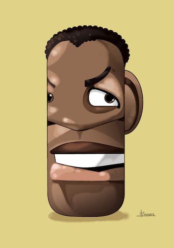 Cartoon: Denzel Washington (medium) by Ulisses-araujo tagged denzel,washington
