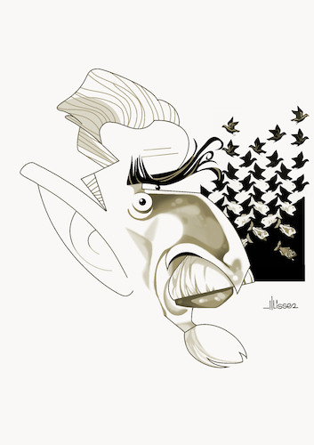 Cartoon: Esher (medium) by Ulisses-araujo tagged esher