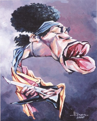 Cartoon: Jimi Hendrix (medium) by Ulisses-araujo tagged jimi,hendrix,caricature