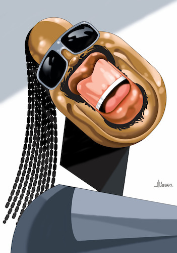 Cartoon: Stevie Wonder (medium) by Ulisses-araujo tagged stevie,wonder