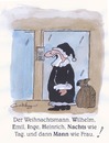 Cartoon: WEIHNACHTSMANN (small) by Peter Gatsby tagged weihnachtsmann