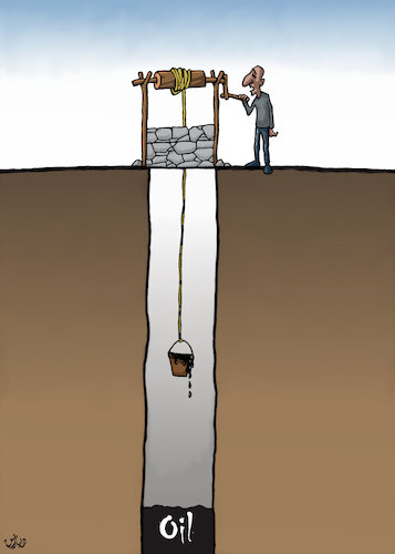 Cartoon: clean water crisis cartoon (medium) by handren khoshnaw tagged handren,khoshnaw,cartoon,water,oil,middle,east